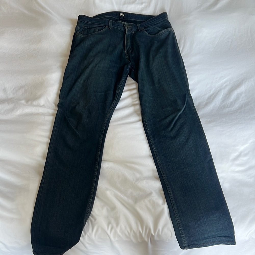 Men’s Dark Blue Paige Jeans - Size 32